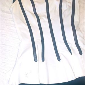 Antonio Melani sz M authentic leather zip up